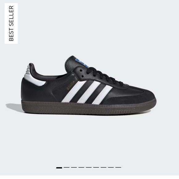 Adidas SAMBA OG SHOES in Black/cloud white/gum women’s 6, men’s 5 NEW! - Picture 1 of 13
